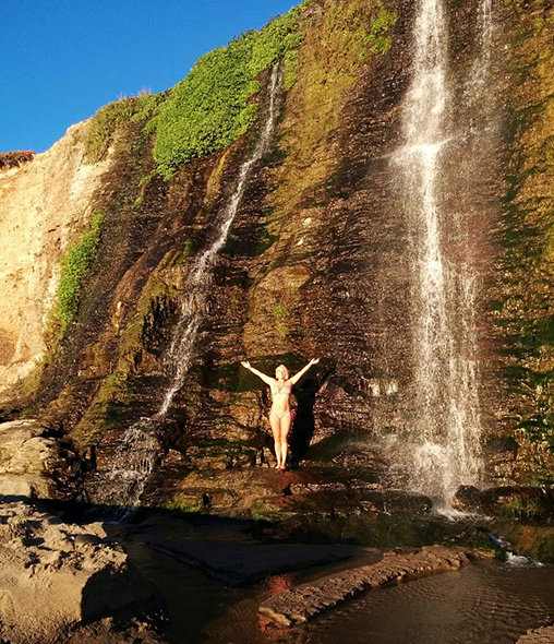 Alamere Falls, Point Reyes peninsula, Northern California
