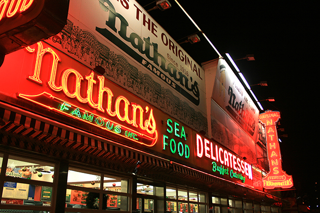 Original Nathan's coney island