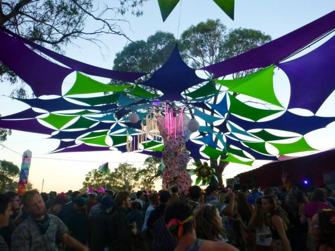 stage at Rainbow Serpent