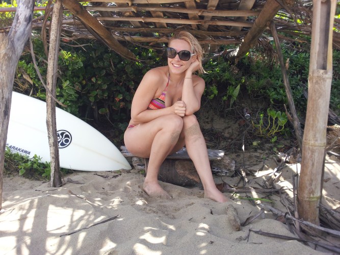 girl beach puerto rico