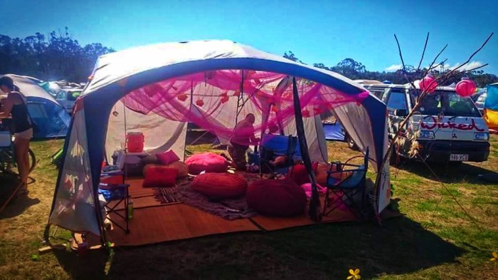 hippy camp site rainbow serpent festival