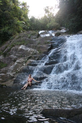 puerto rico waterfall